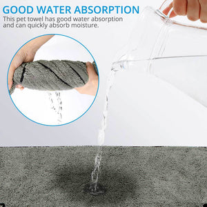 Super Absorbent Large Puppy Pet Dog Bathrobe Bath Towel