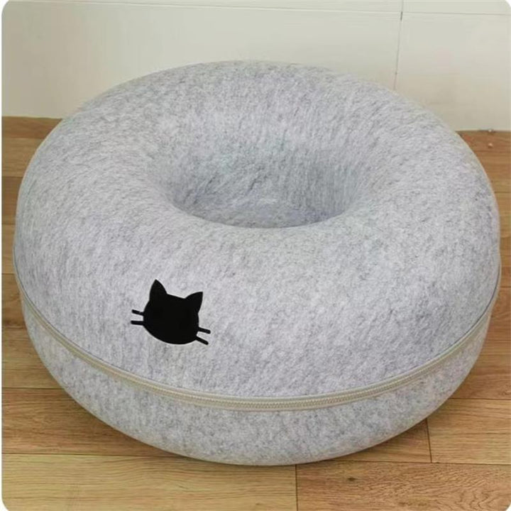 The Ultimate Comfort for Your Feline Friend: Pet Bed Comfortable Round Cat Tunnel