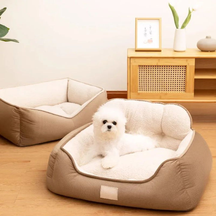 The Ultimate Cozy Plush Pet Bed Experience