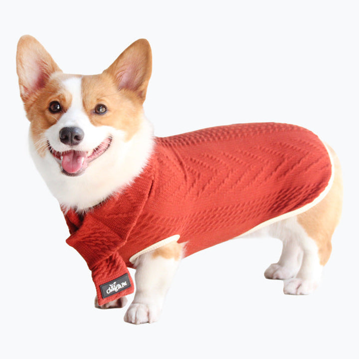 Dog Clothes Vintage Twist Pet Sweater: The Perfect Blend of Style and Comfort