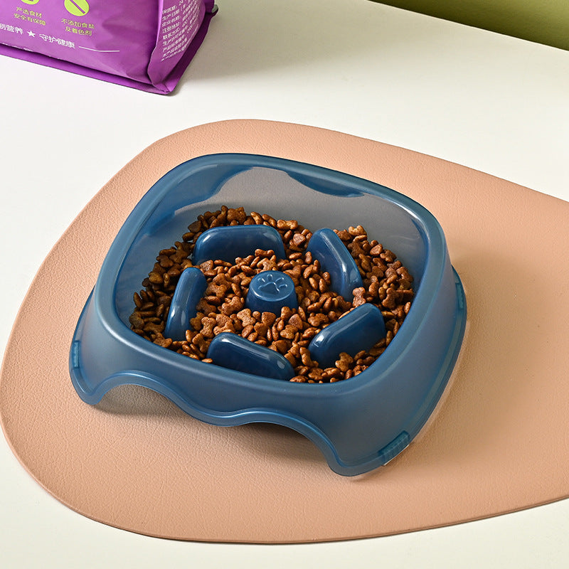 Pet Dog Slow Anti-Choking Water Feeder Bowl