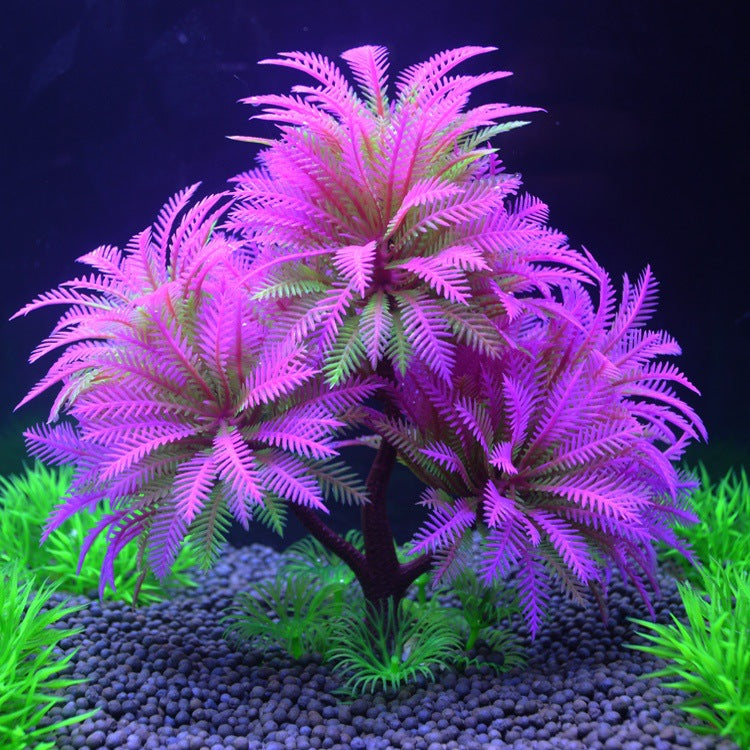 Artificial Aquarium Water Grass Tree Plastic Plant Decoration