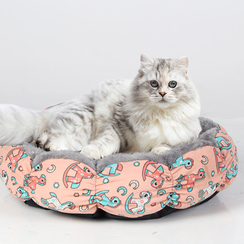 Cat Beds For Indoor Cats Calming Donut Bed