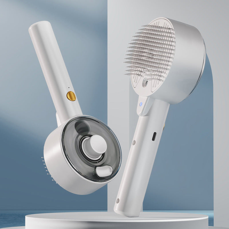 Pet Self Cleaning Brush Grooming Dog Cat Removes Hairs