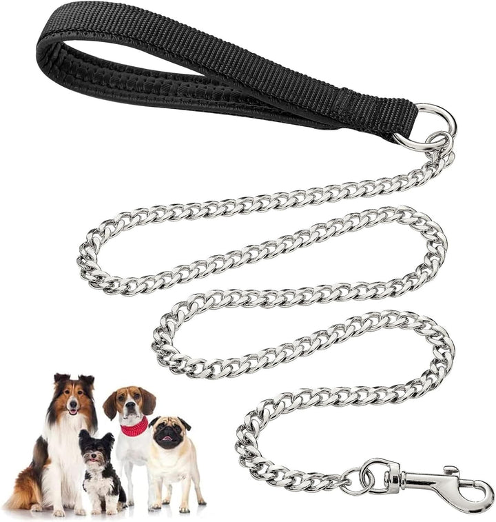Pet Leash Chain With Soft Padded Handle
