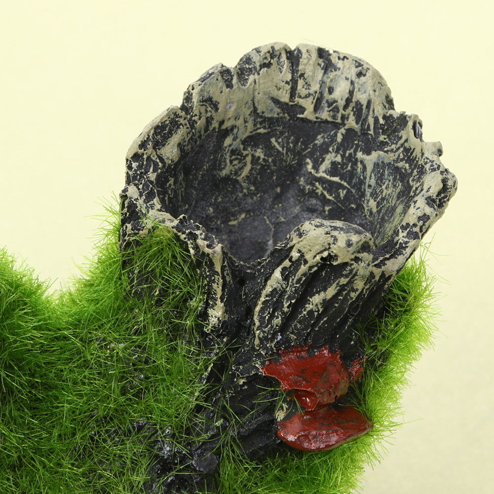 Imitation Moss Tree Root Shrimp Nest Aquarium Decoration