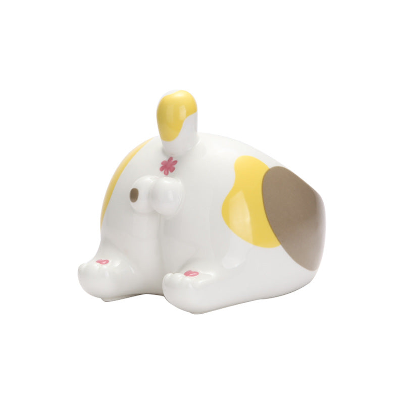 Ceramic Pet Cat & Dog Feeding Bowls Holder
