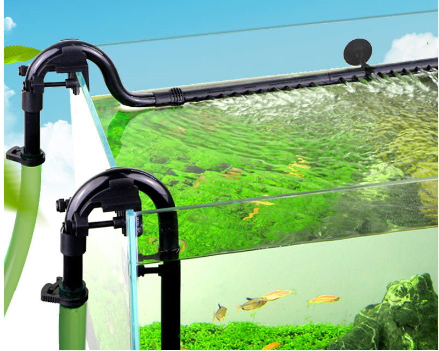 Fish Tank Filter Barrel Inlet Outlet Rain Shower Pipe