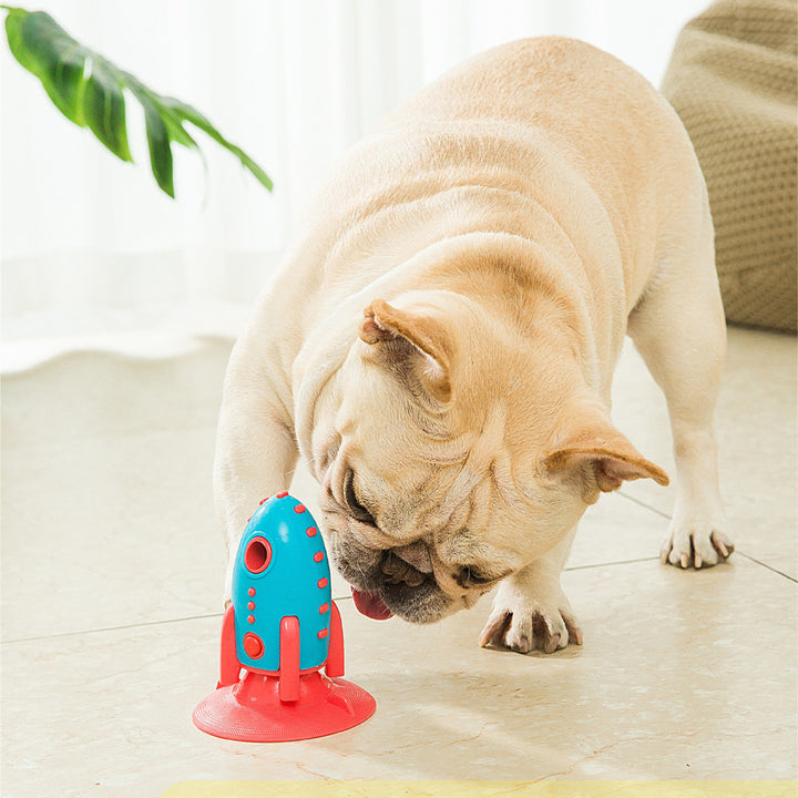 Rocket Dog Toys Leaking Food Dog Bite Toys