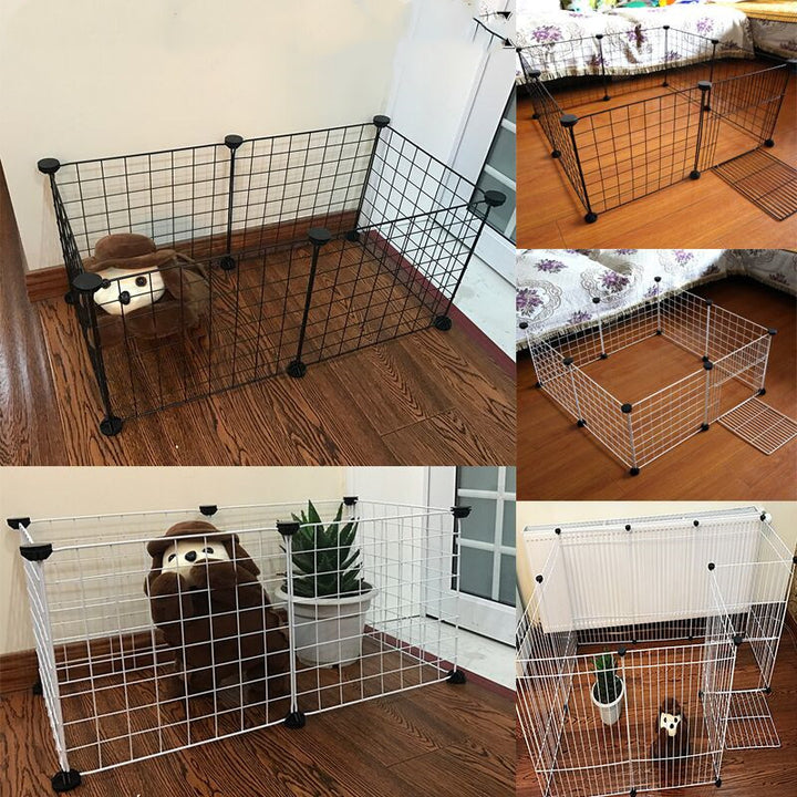 Splicing Teddy Rabbit Cage Isolation Door