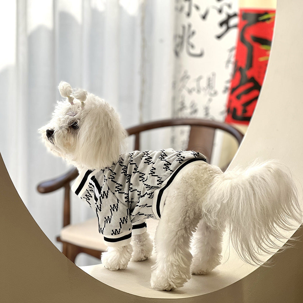 Autumn And Winter Teddy Pet Zipper Jacket