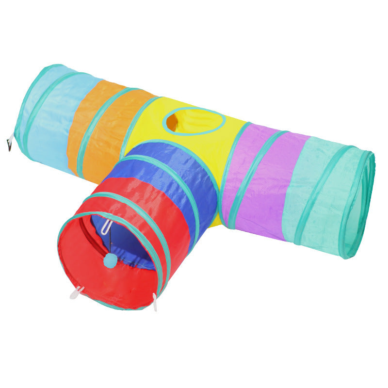 Tunnel Foldable Pet Climbing Path Cat Toys