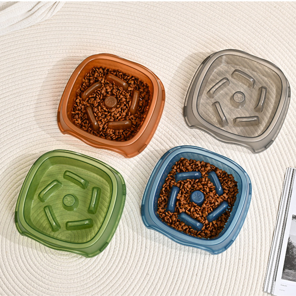 Pet Dog Slow Anti-Choking Water Feeder Bowl