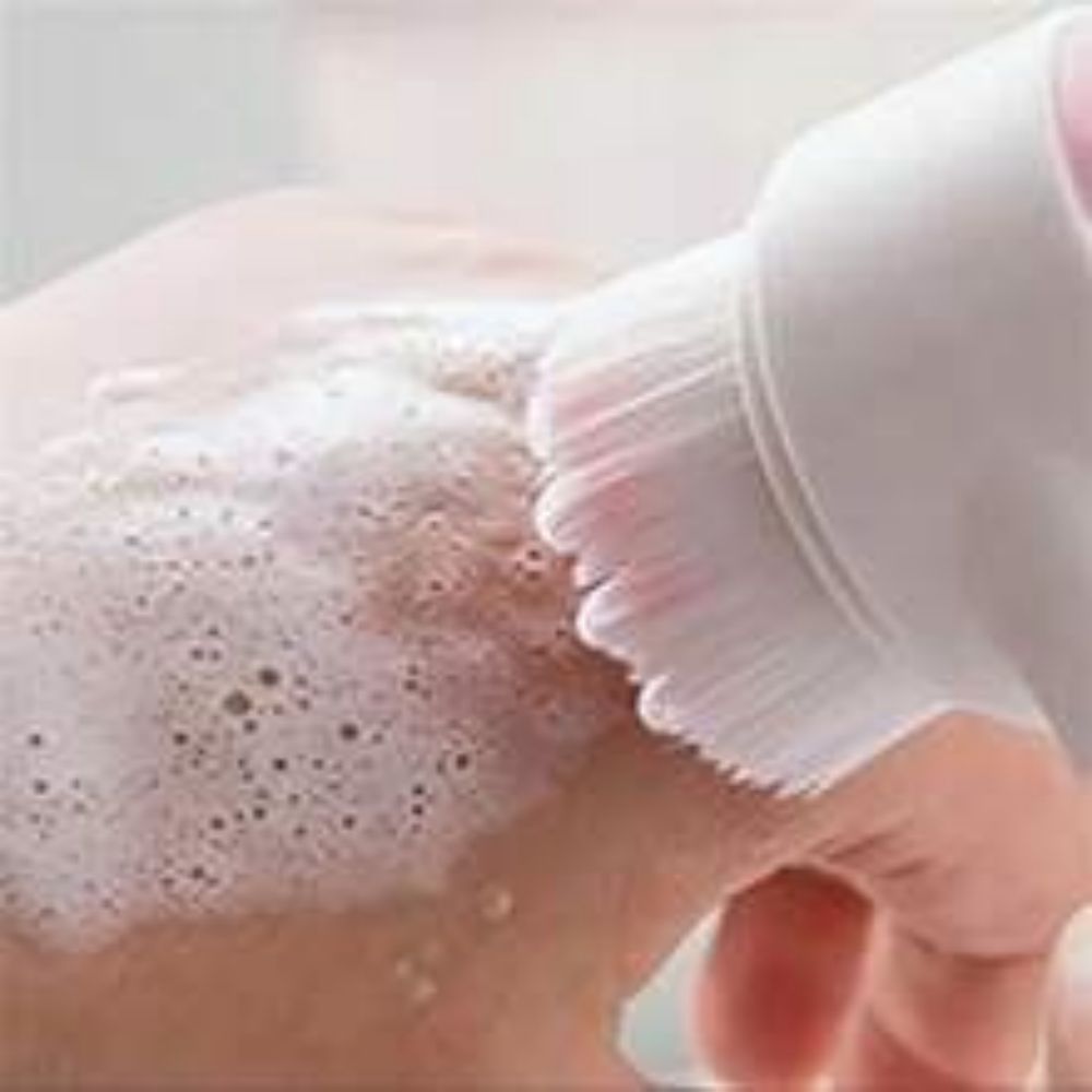 Easy Clean Nylon Pet Paw Brush Gentle Grooming