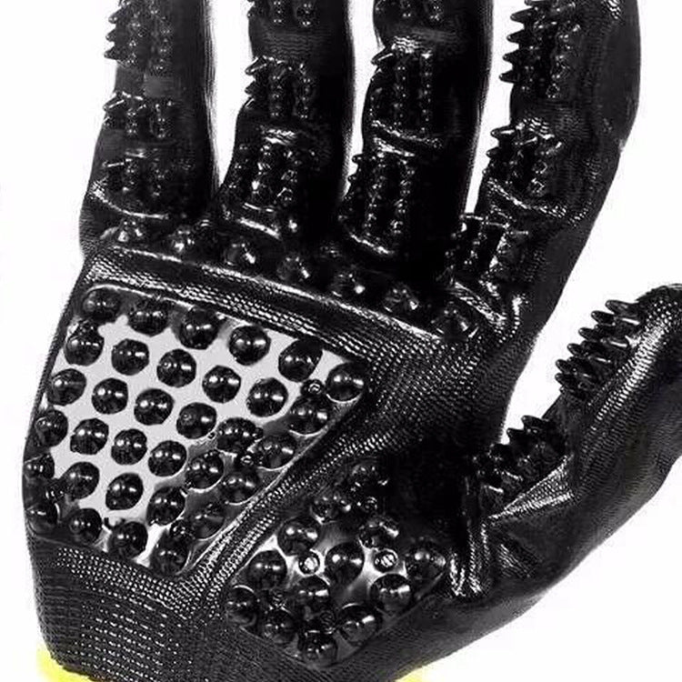 Pet Hair Grooming Glove & Soft Rubber Hair Remover