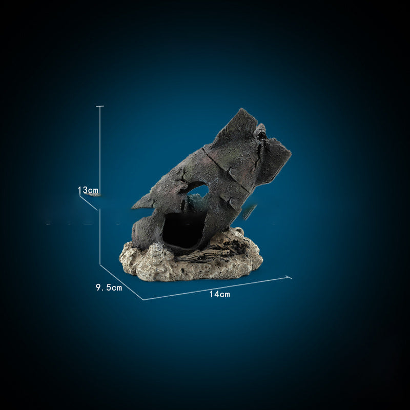 Aquarium Decorative Ornaments Set