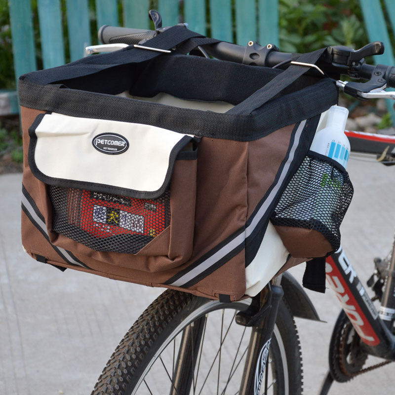 Pet Bicycle Carrier Cat Dog Bicycle Bag Bike