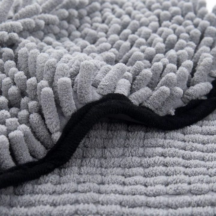 Dog Bath Robe Towel Quick Dry Pet Soft Towel Fiber