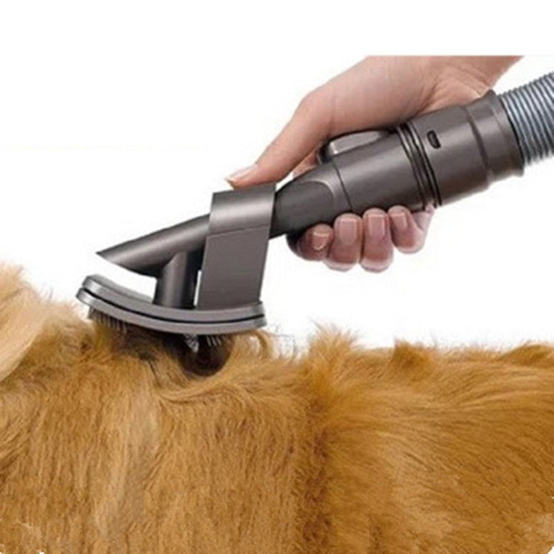 Pet Grooming Brush Tool & Vacuum Cleaner Brush Attachment
