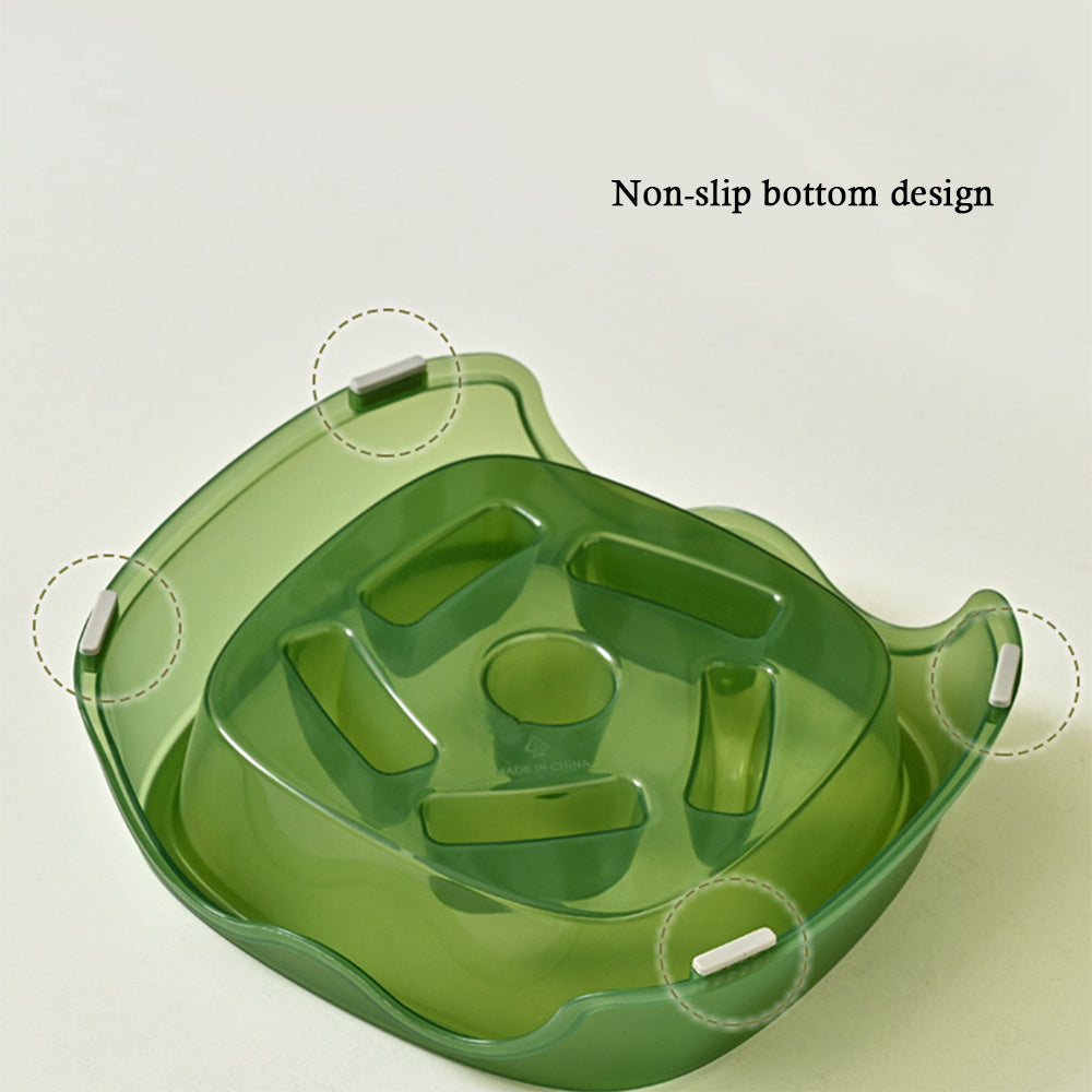 Pet Dog Slow Anti-Choking Water Feeder Bowl