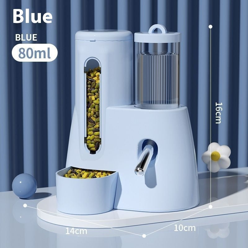Hamster Automatic Water Feeder Kettle Food Basin