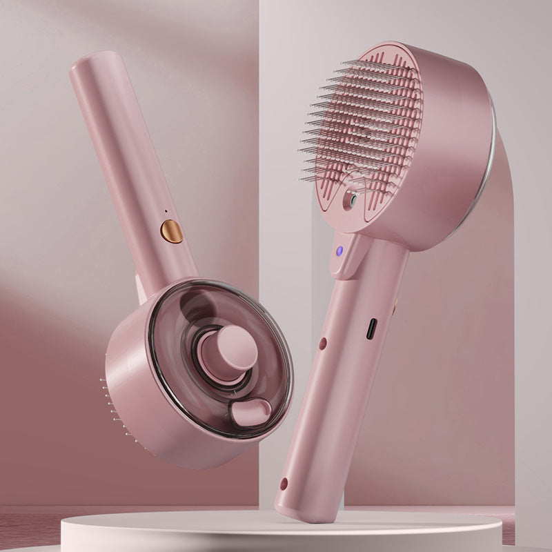 Pet Self Cleaning Brush Grooming Dog Cat Removes Hairs