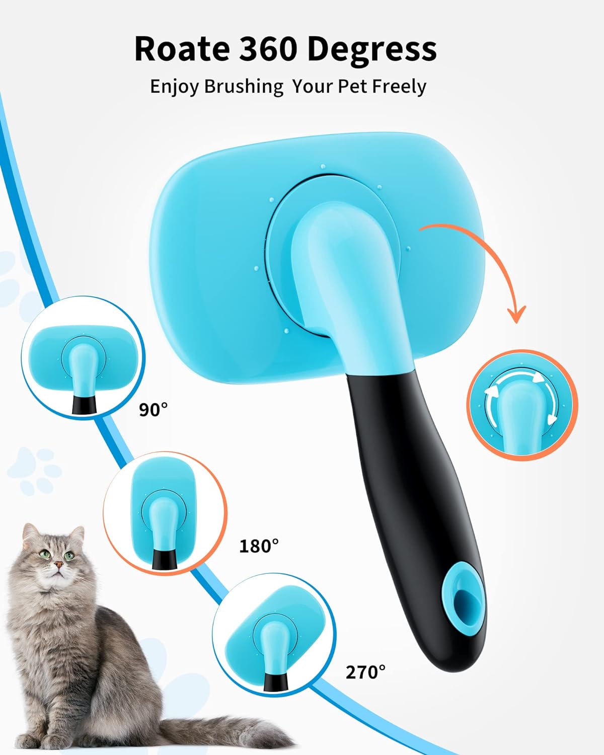 Pet Grooming Dog & Cat Brush