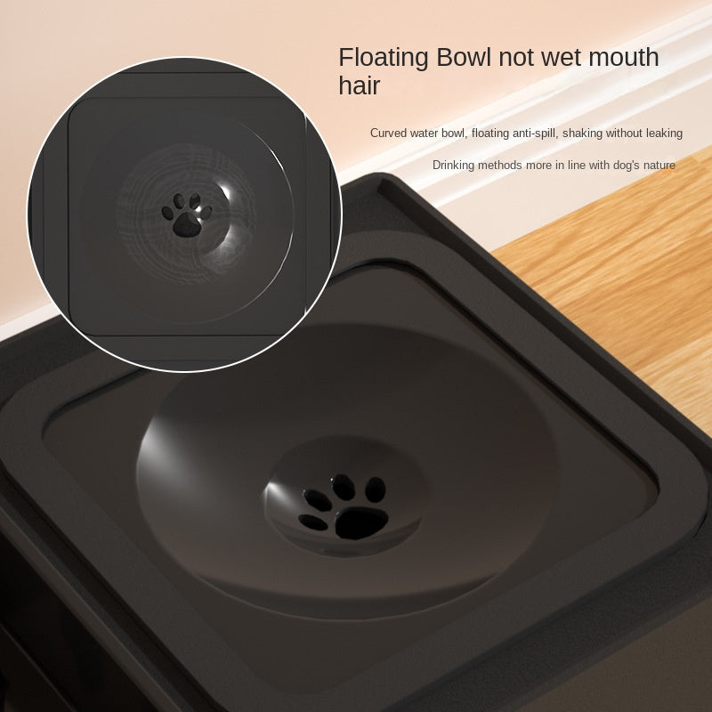 Pets Feeding Dish Bowl Big Dog Elevated Food Water Feeders