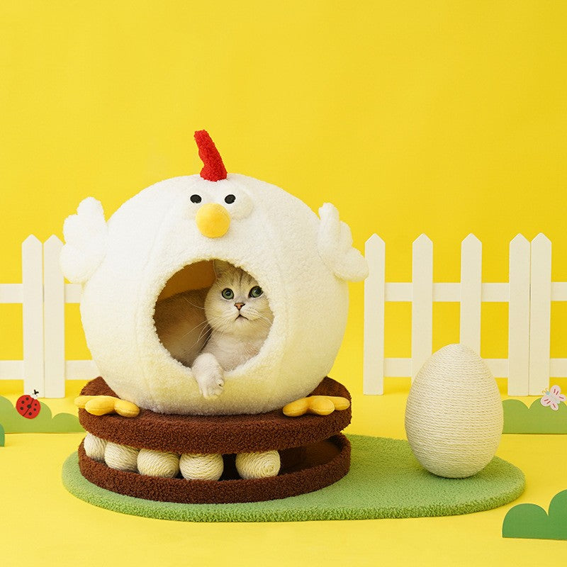 Chick Cat Litter Cooling Summer Turntable Toys