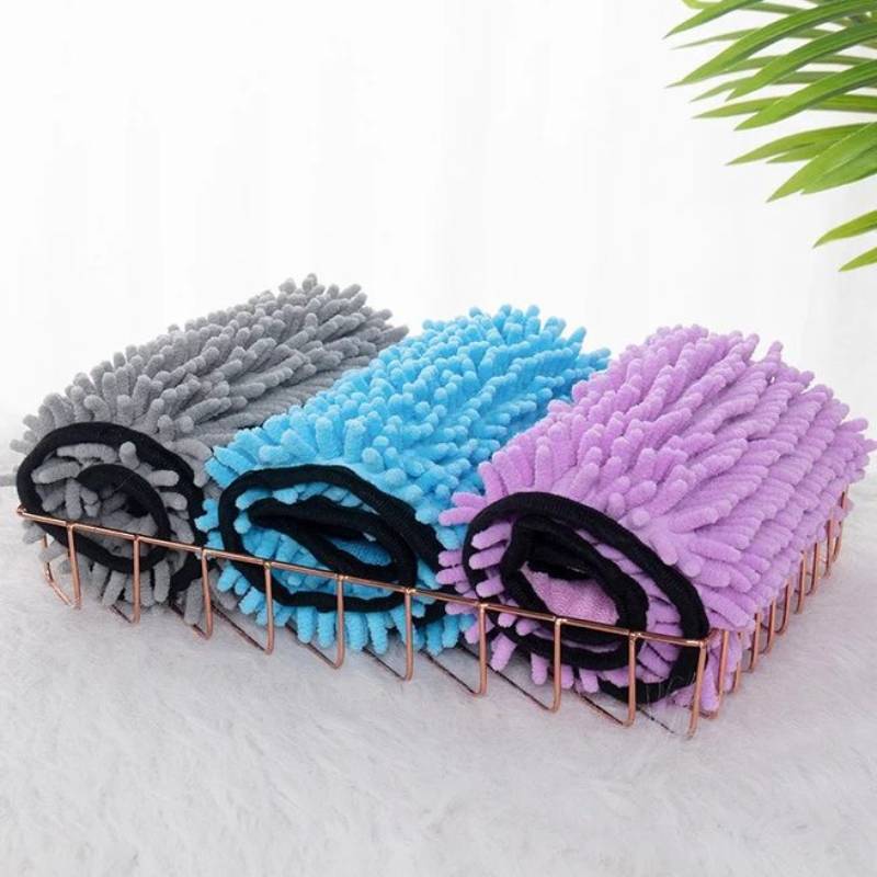 Dog Bath Robe Towel Quick Dry Pet Soft Towel Fiber