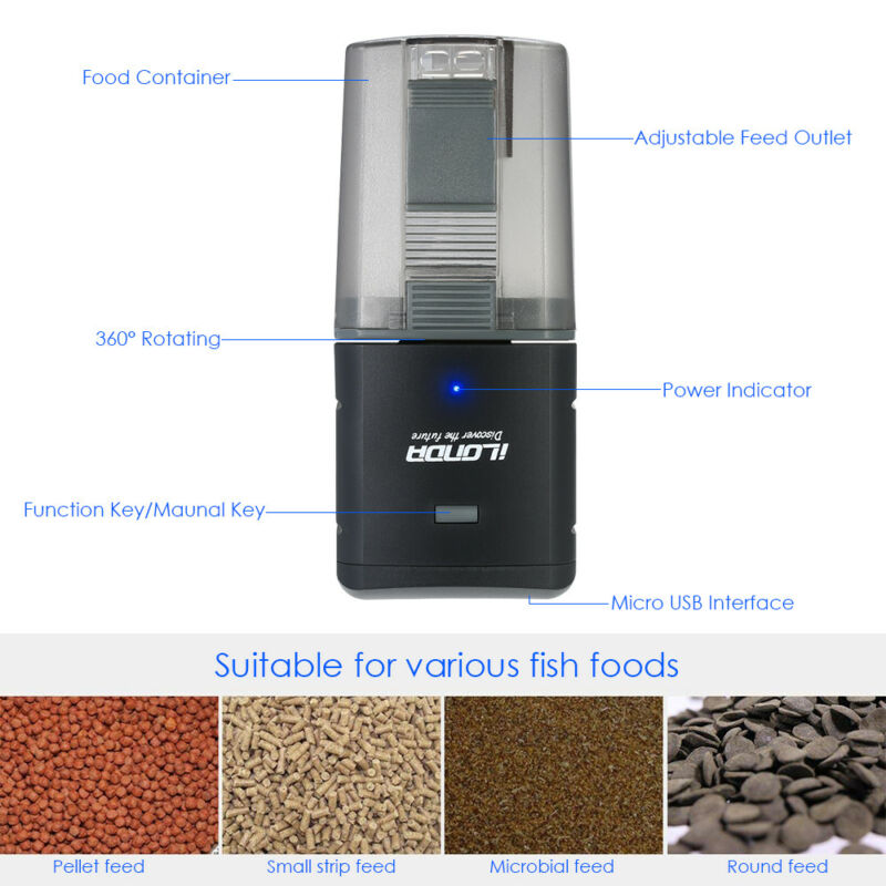 WiFi Smart Remote Control Fish Feeder