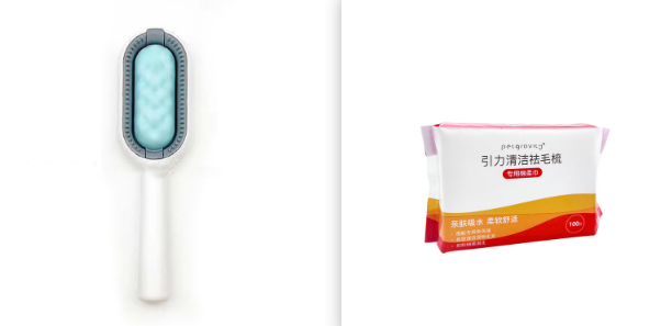 Pet Grooming Brush Dematting Dog Comb & Cat Brush