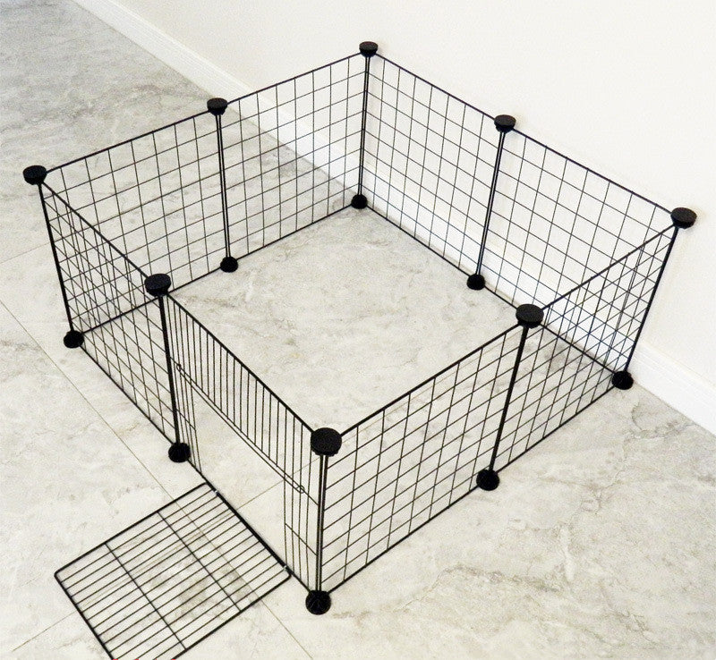 Splicing Teddy Rabbit Cage Isolation Door