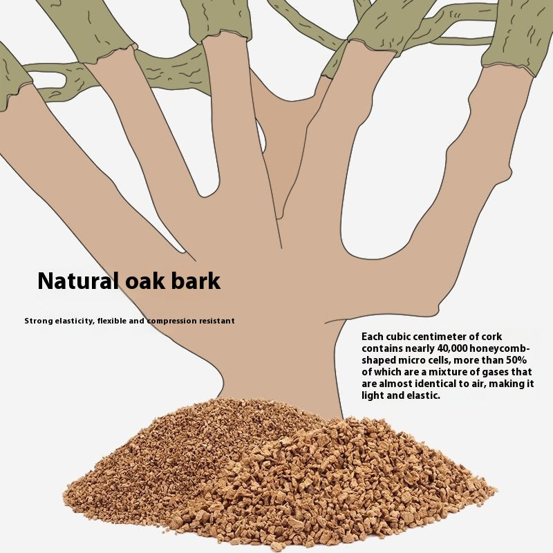 Oak Cork Dust-Free Djungarian Hamster Bedding Cage Supplies