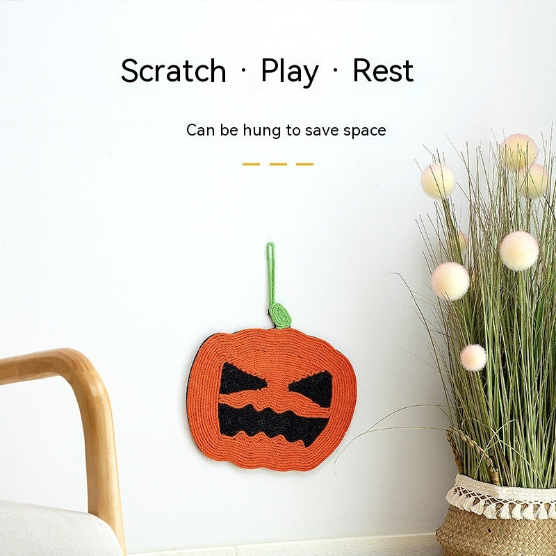 Christmas Pumpkin Cat Scratching Pad Anti Scratch Pet Mat