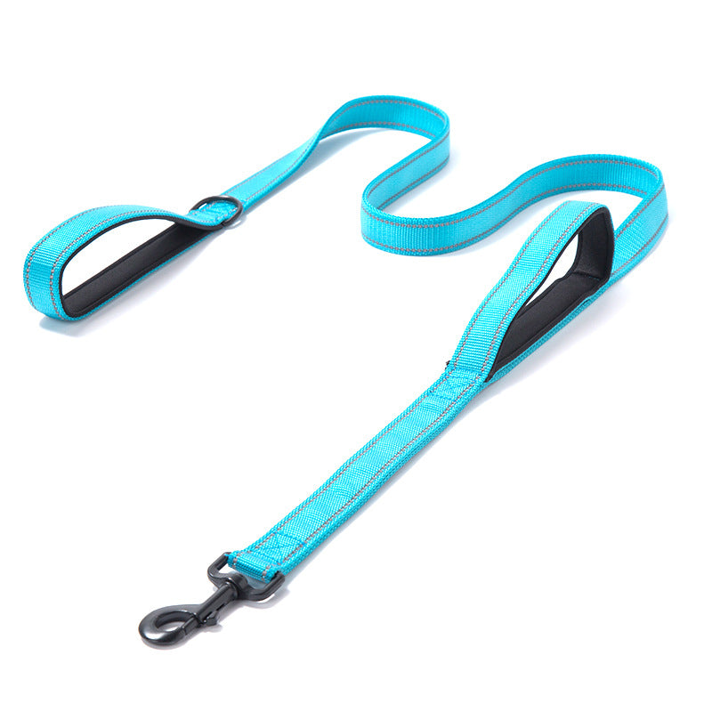 Pet Nylon Double Thickened Reflective Dog Leash