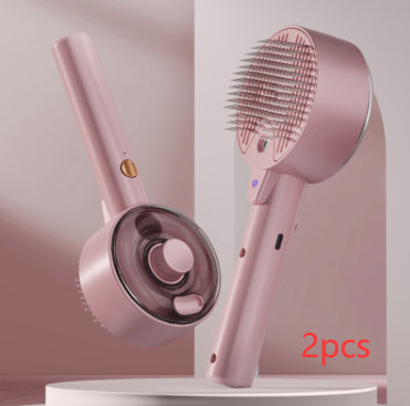 Pet Self Cleaning Brush Grooming Dog Cat Removes Hairs