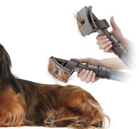 Pet Grooming Brush Tool & Vacuum Cleaner Brush Attachment