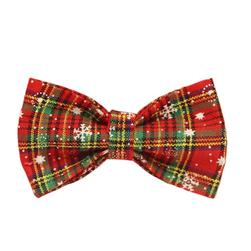 Christmas Pet Collar Plaid Dog Rope Leash
