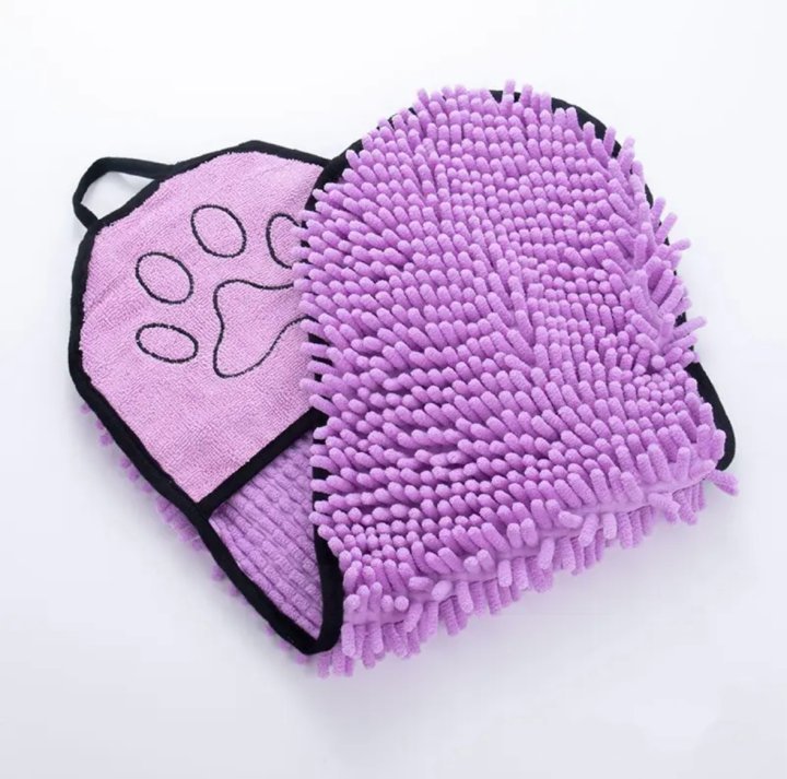 Dog Bath Robe Towel Quick Dry Pet Soft Towel Fiber