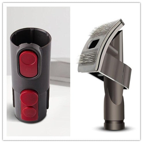 Pet Grooming Brush Tool & Vacuum Cleaner Brush Attachment