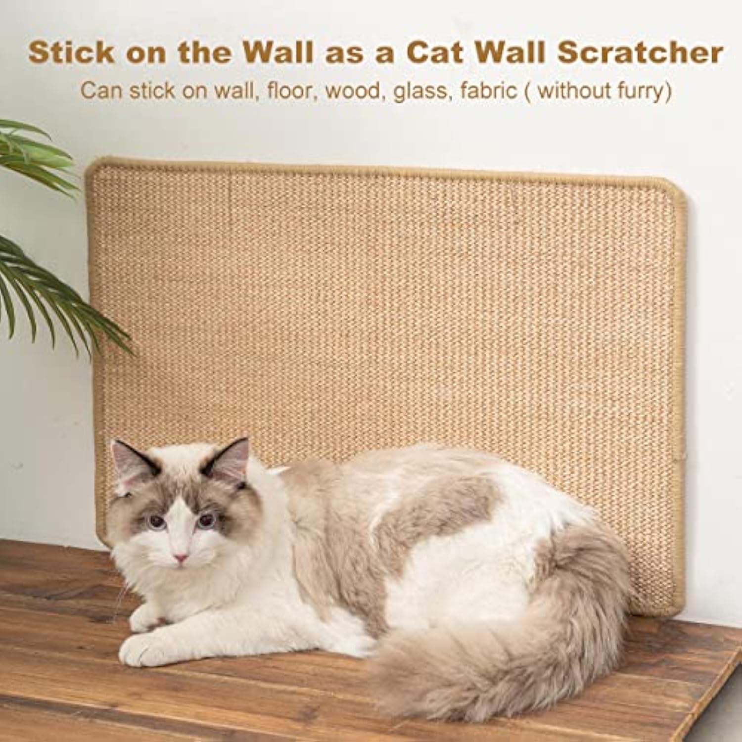 Cat Scratch Pad Adhesive Hook Tape Furniture Protector Wall Scratcher