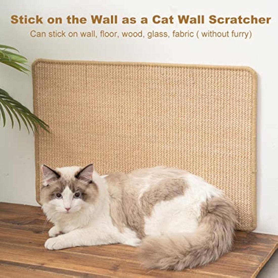 Cat Scratch Pad Adhesive Hook Tape Furniture Protector Wall Scratcher