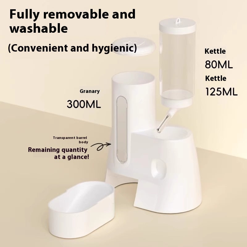 Hamster Automatic Water Feeder Kettle Food Basin