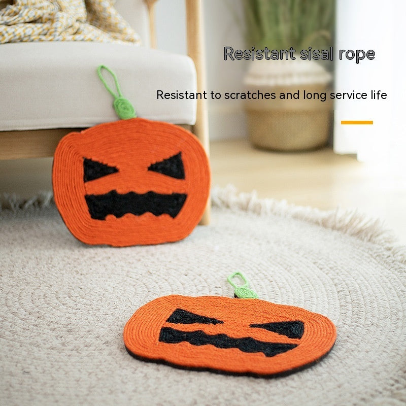 Christmas Pumpkin Cat Scratching Pad Anti Scratch Pet Mat