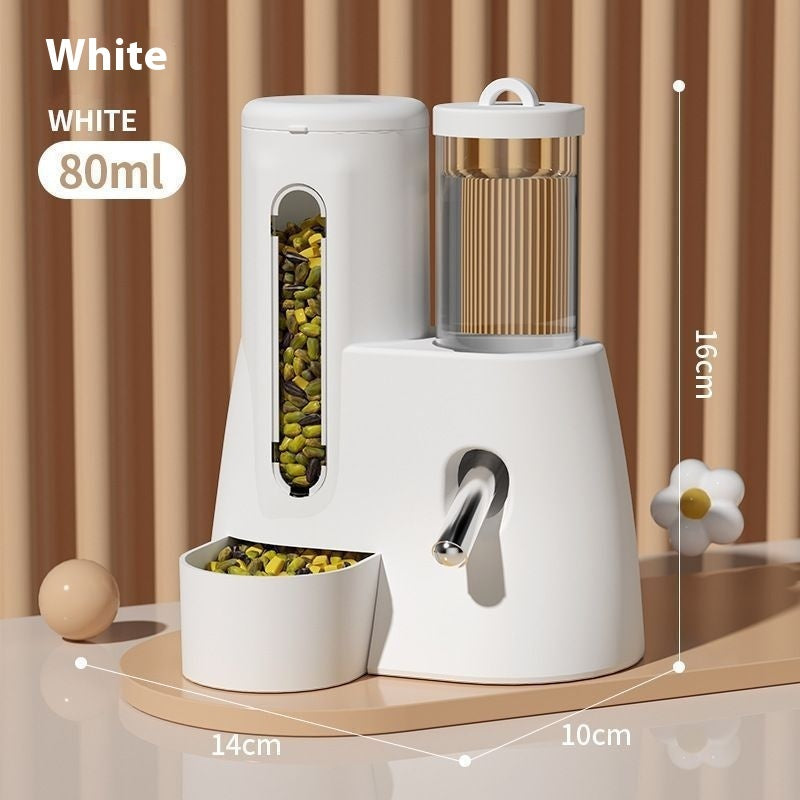 Hamster Automatic Water Feeder Kettle Food Basin