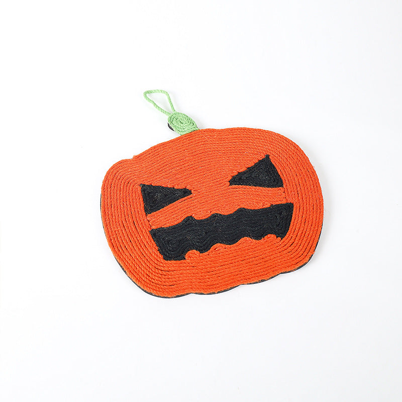 Christmas Pumpkin Cat Scratching Pad Anti Scratch Pet Mat