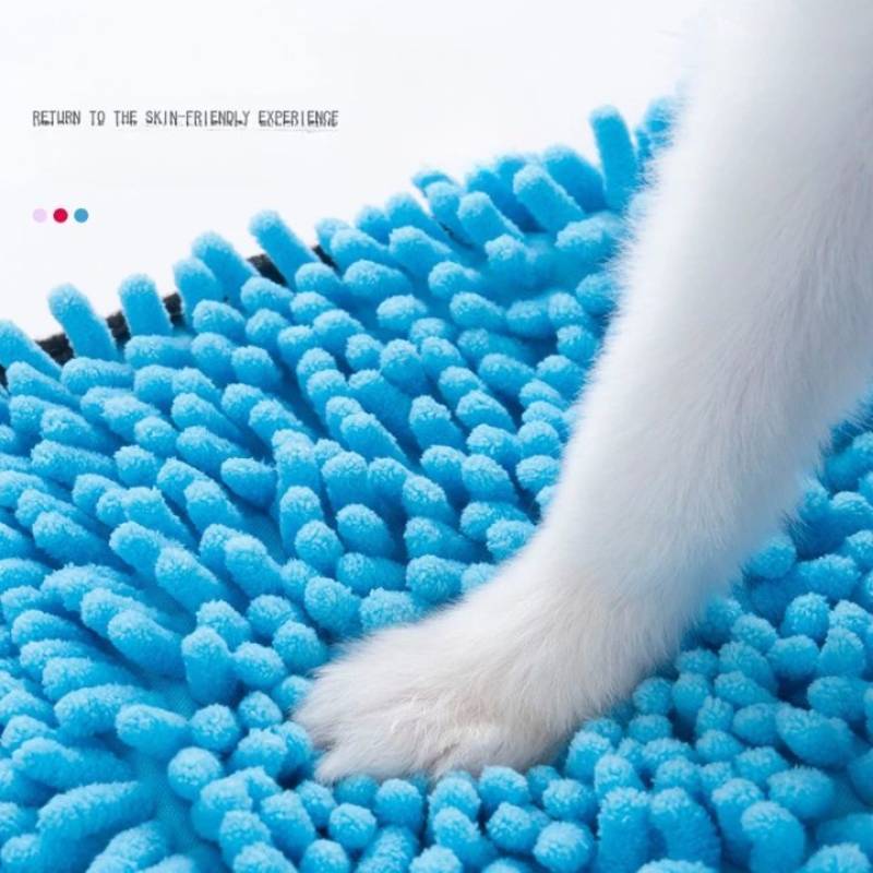 Dog Bath Robe Towel Quick Dry Pet Soft Towel Fiber