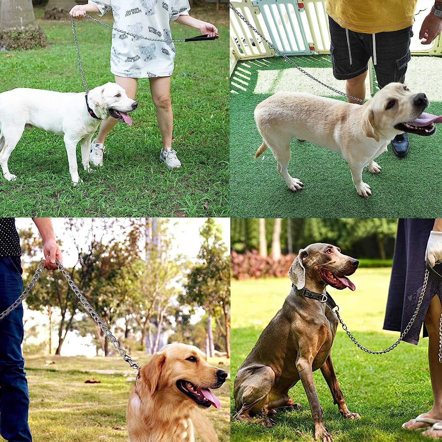 Pet Leash Chain With Soft Padded Handle