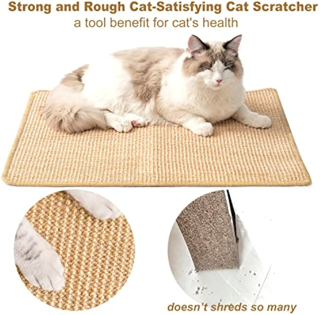 Cat Scratch Pad Adhesive Hook Tape Furniture Protector Wall Scratcher